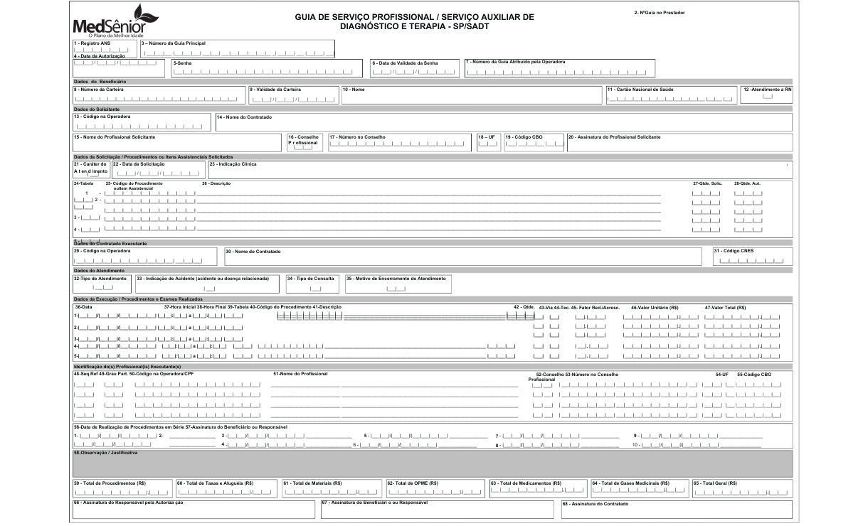 Código TISS e Guia SADT (2)